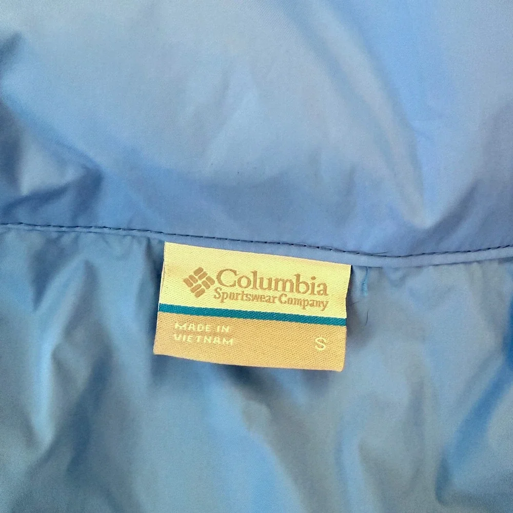 Columbia Switchback Windbreaker Rain Jacket Women S Blue Hiking Outdoor Active